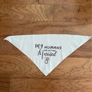 Dog wedding bandana